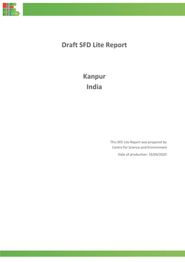 Draft SFD Lite Report Kanpur India
