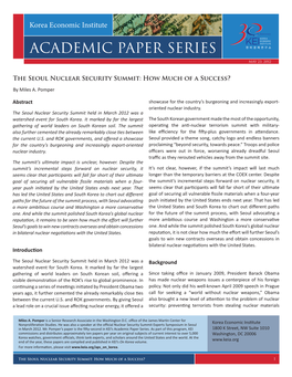 Academic Paper Series