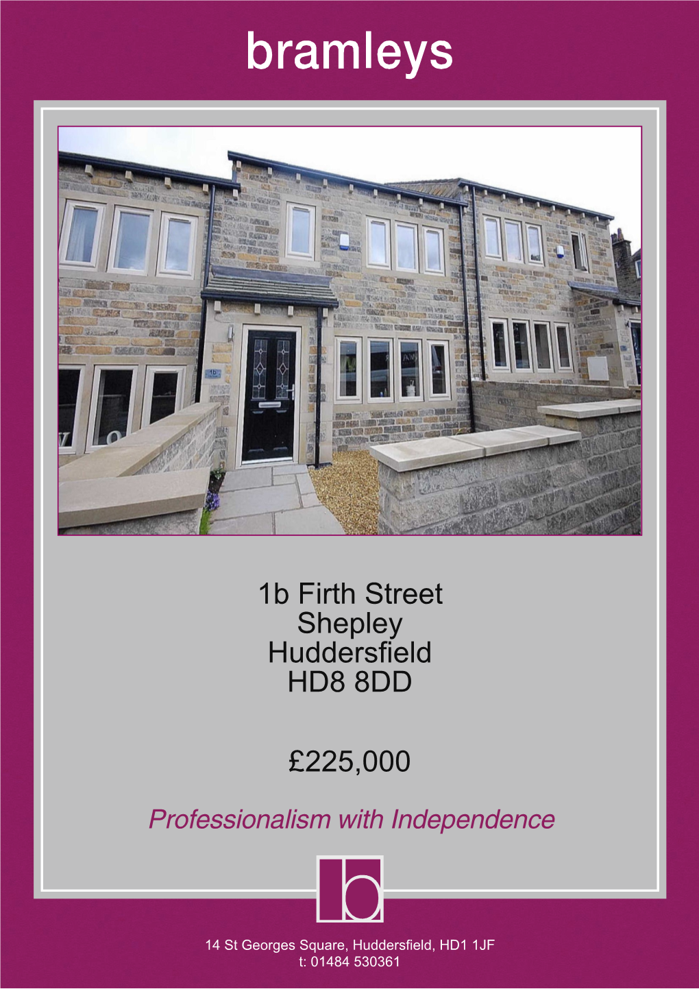 1B Firth Street Shepley Huddersfield HD8 8DD £225,000