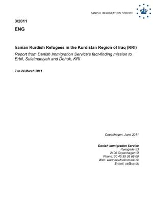 3/2011 Iranian Kurdish Refugees in the Kurdistan Region of Iraq (KRI)