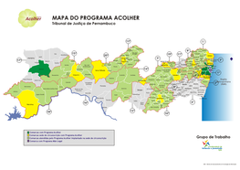 MAPA DO PROGRAMA ACOLHER Tribunal De Justiça De Pernambuco G