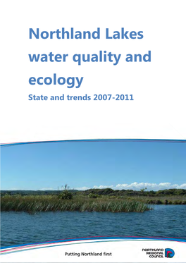 Northland Lakes Water Quality and Ecology State and Trends 2007-2011