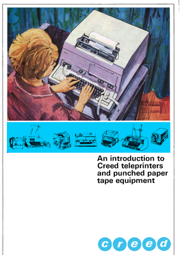 An Introduction to Creed Teleprinters 1966