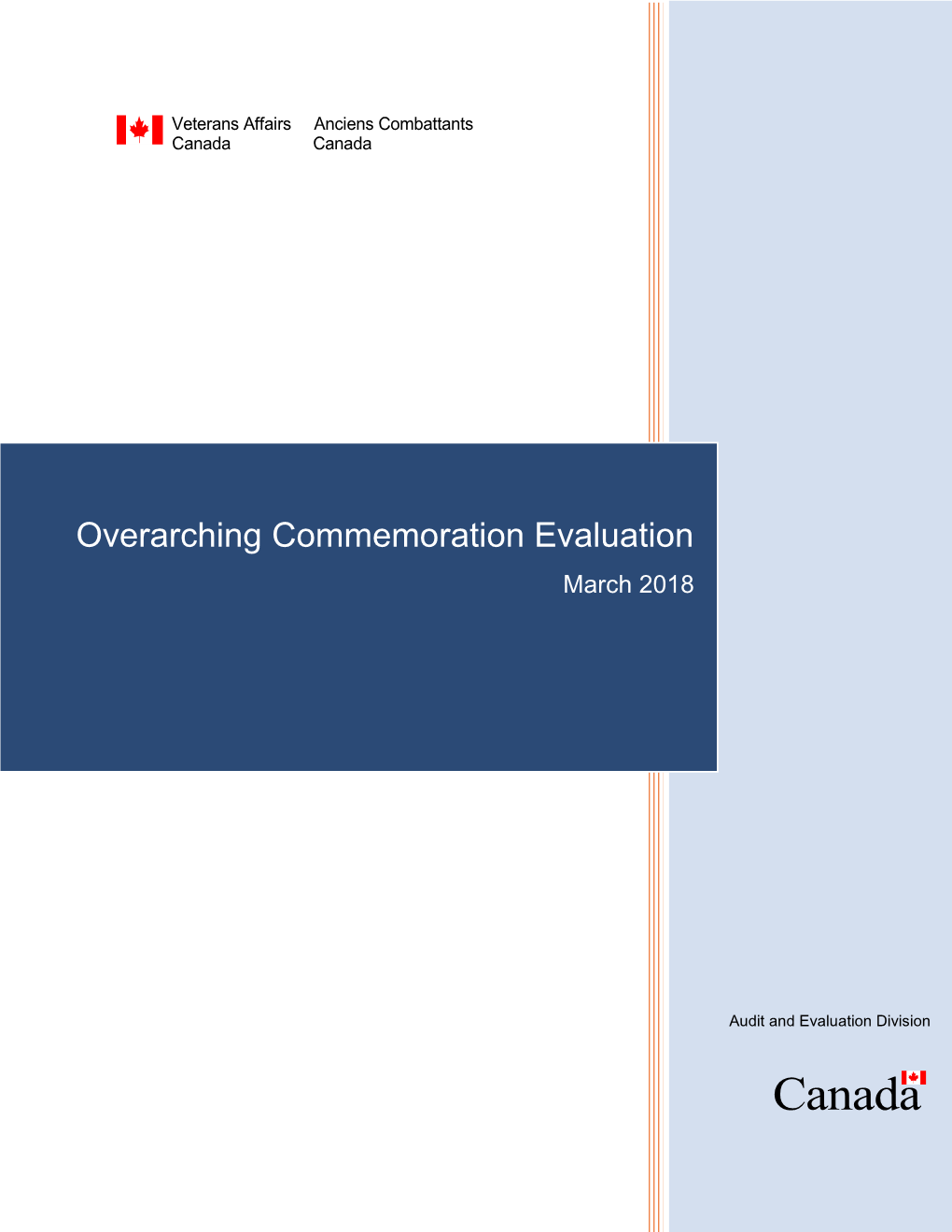 Overarching Commemoration Evaluation