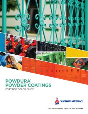 Powdura Powder Coatings Color Guide