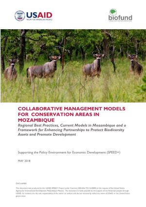 Collaborative Management Models for Conservation Areas In