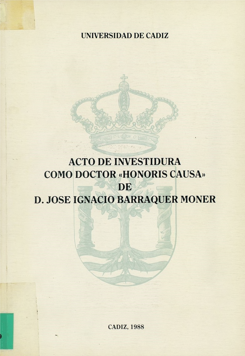 Honoris Causa» De D