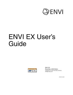 ENVI EX User's Guide 3 Contents