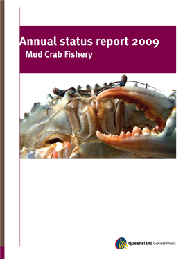 Mud Crab Fishery Annual Status Report 2009