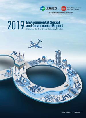 Environmental Social and Governance Report Shanghai Electric Group Company Limited Contents