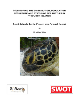 Monitoring the Distribution, Population Structure and Status of Sea Turtles in the Cook Islands