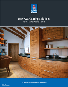 Low VOC Coating Kitchen Cabinet Brochure