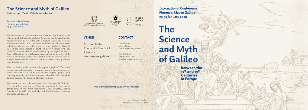 The Science and Myth of Galileo