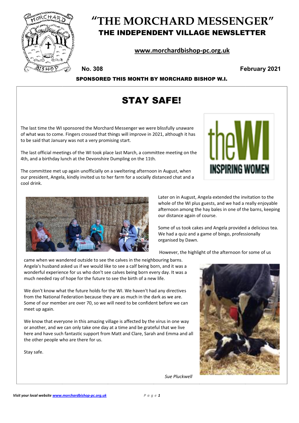 “The Morchard Messenger” the Independent Village Newsletter