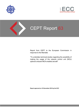 CEPT Report 63