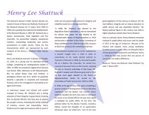 Who Was Henry L. Shattuck?