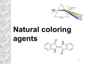 Natural Coloring Agents