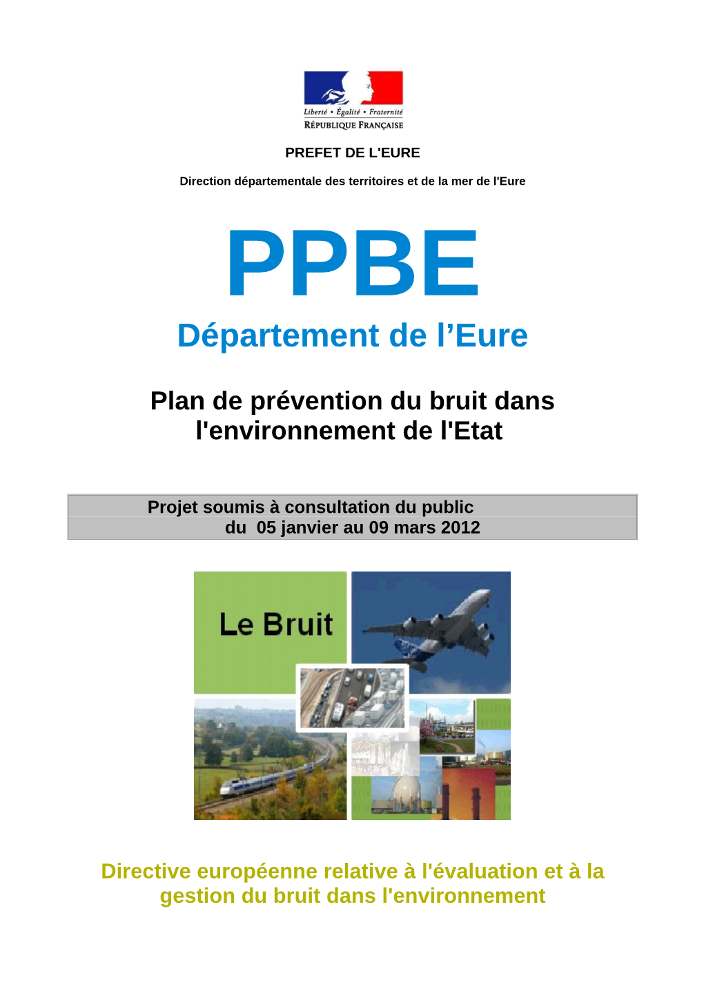 Consulter Le PPBE