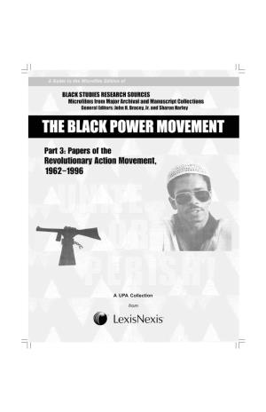Black Power Movement, Part 3: Papers of the Revolutionary Action Movement, 1962–1996