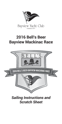 2016 Bell's Beer Bayview Mackinac Race