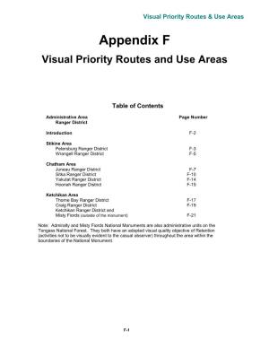 Visual Priority Routes and Use Areas