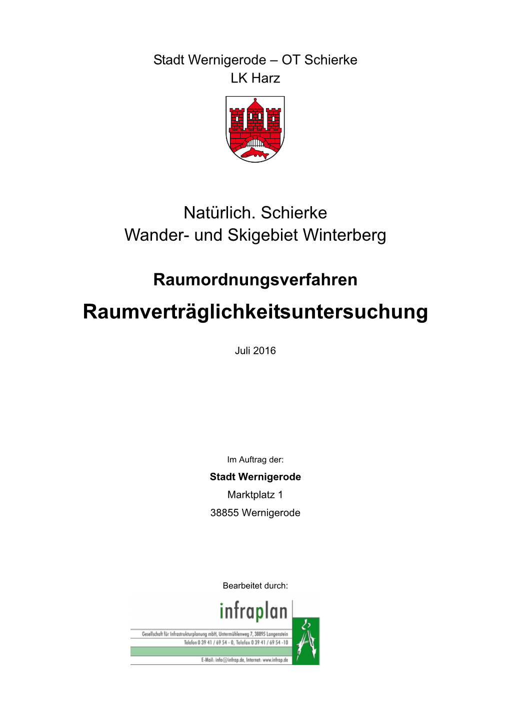 Raumverträglichkeitsuntersuchung