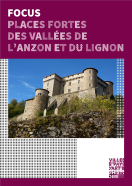 Places Fortes Des Vallées De L'anzon Et Du Lignon
