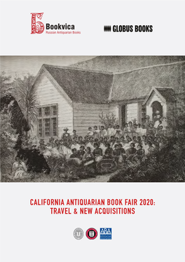 California Antiquarian Book Fair 2020: Travel & New