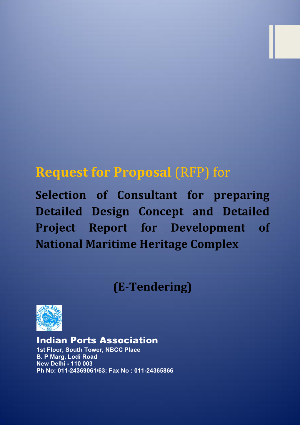 Request for Proposal (RFP) For