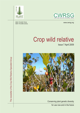 Crop Wild Relative 7