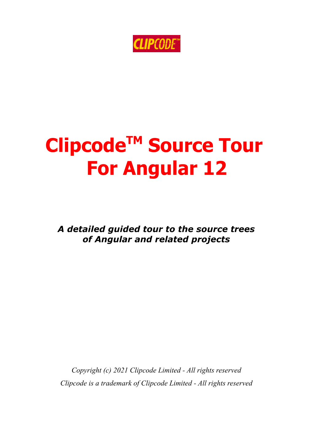 Clipcodetm Source Tour for Angular 12