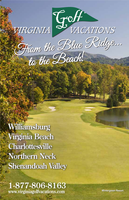 2017 Virginia Golf Vacations Golf Guide