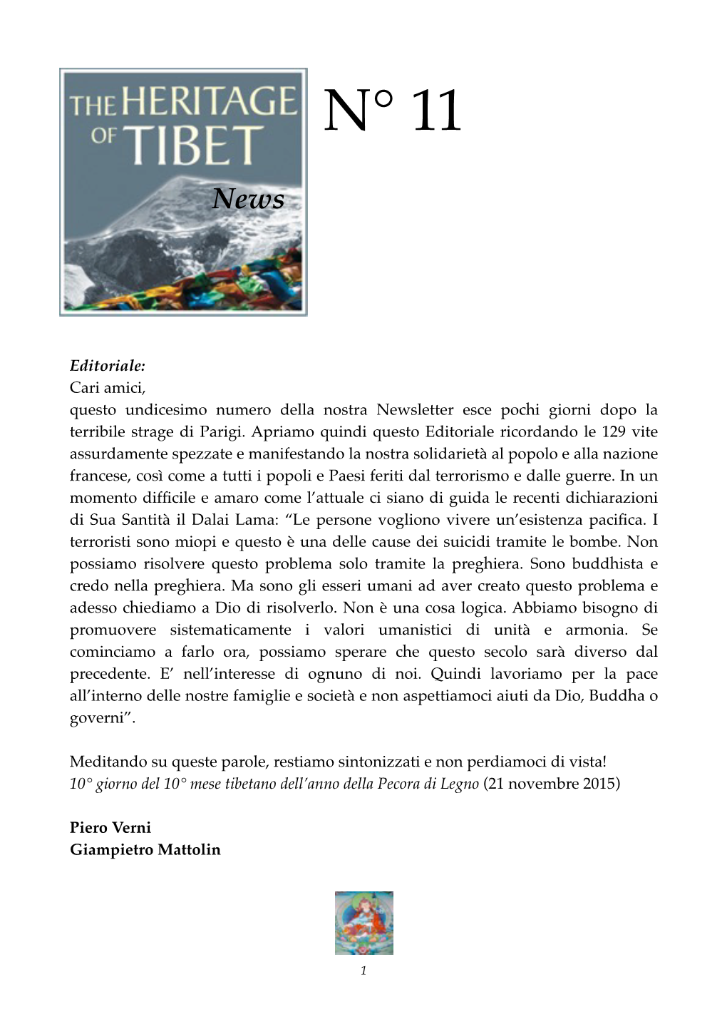 Newsletter N°11