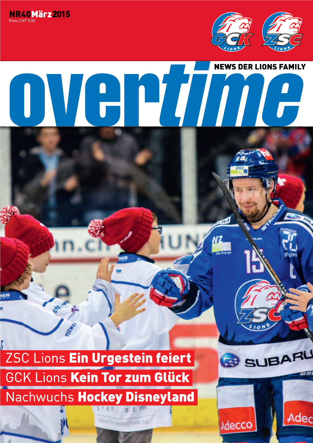 ZSC Lions Ein Urgestein Feiert GCK Lions Kein Tor Zum Glück