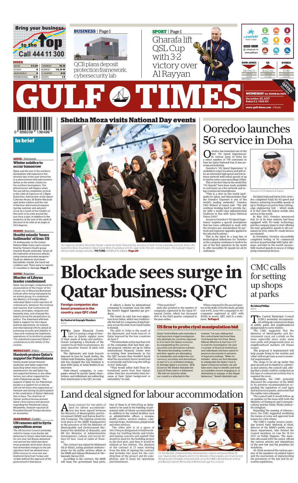 Blockade Sees Surge in Qatar Business