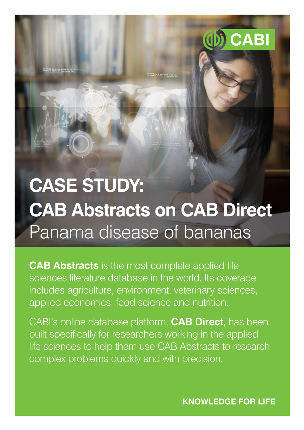CASE STUDY: CAB Abstracts on CAB Direct Panama Disease of Bananas