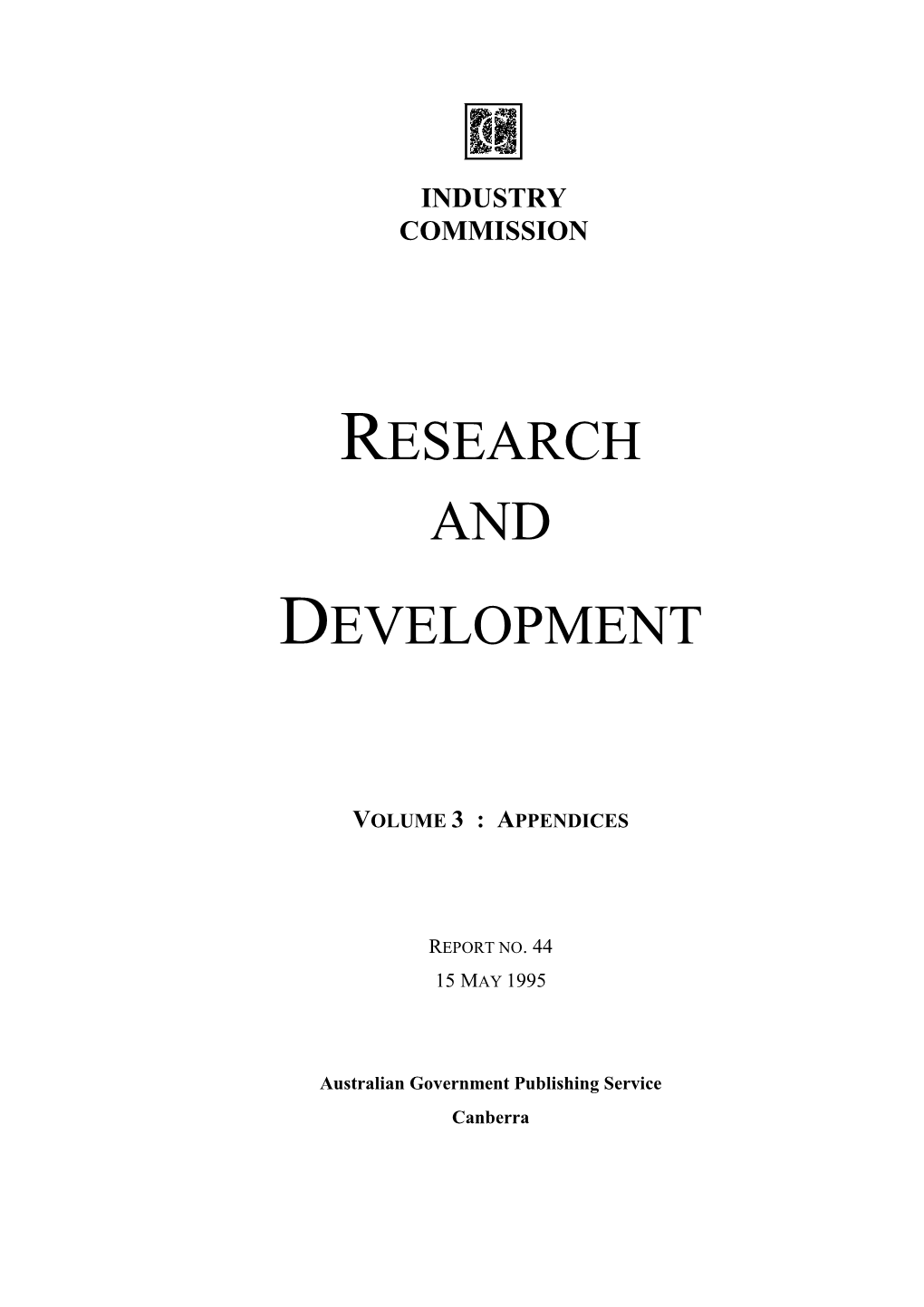 Research and Development