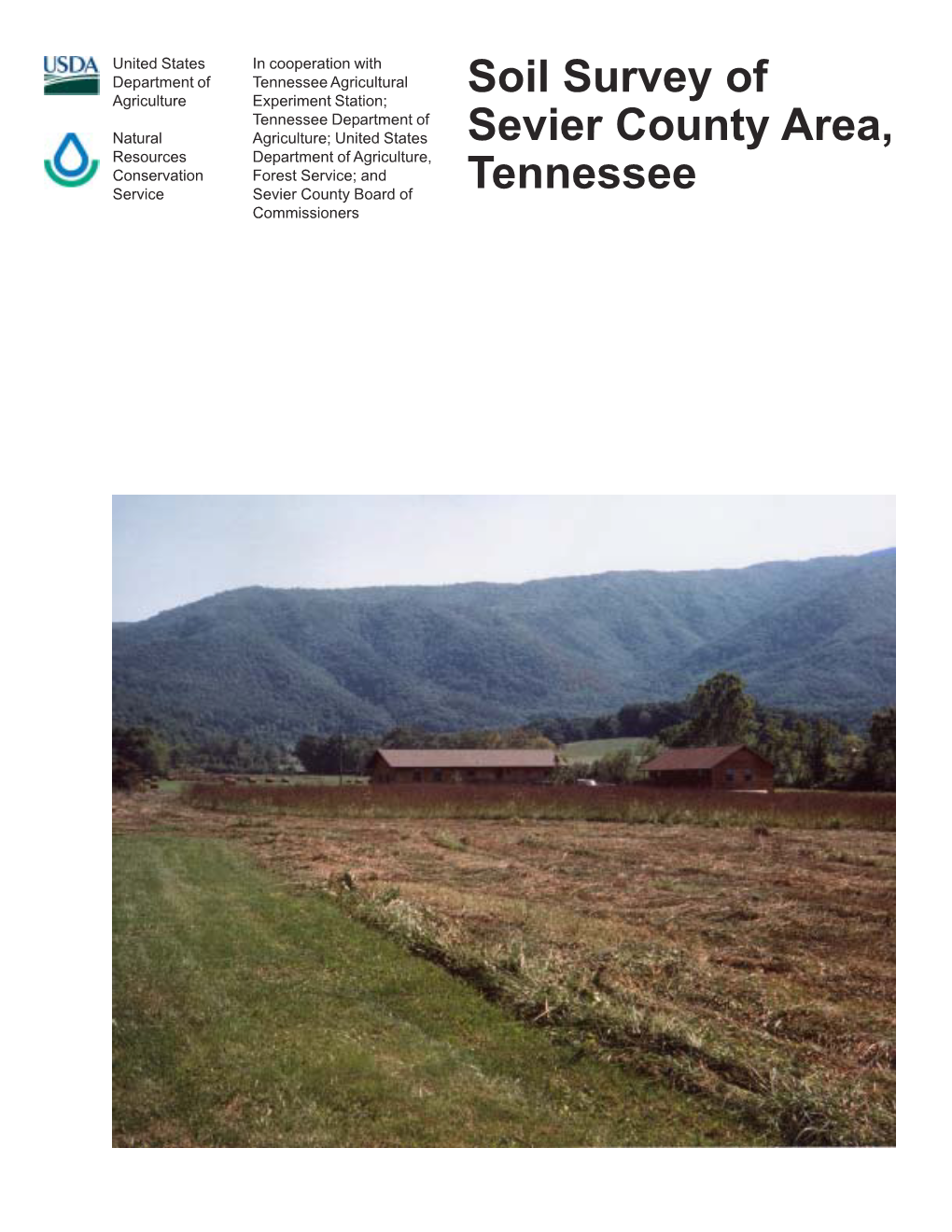 Soil Survey of Sevier County Area, Tennessee
