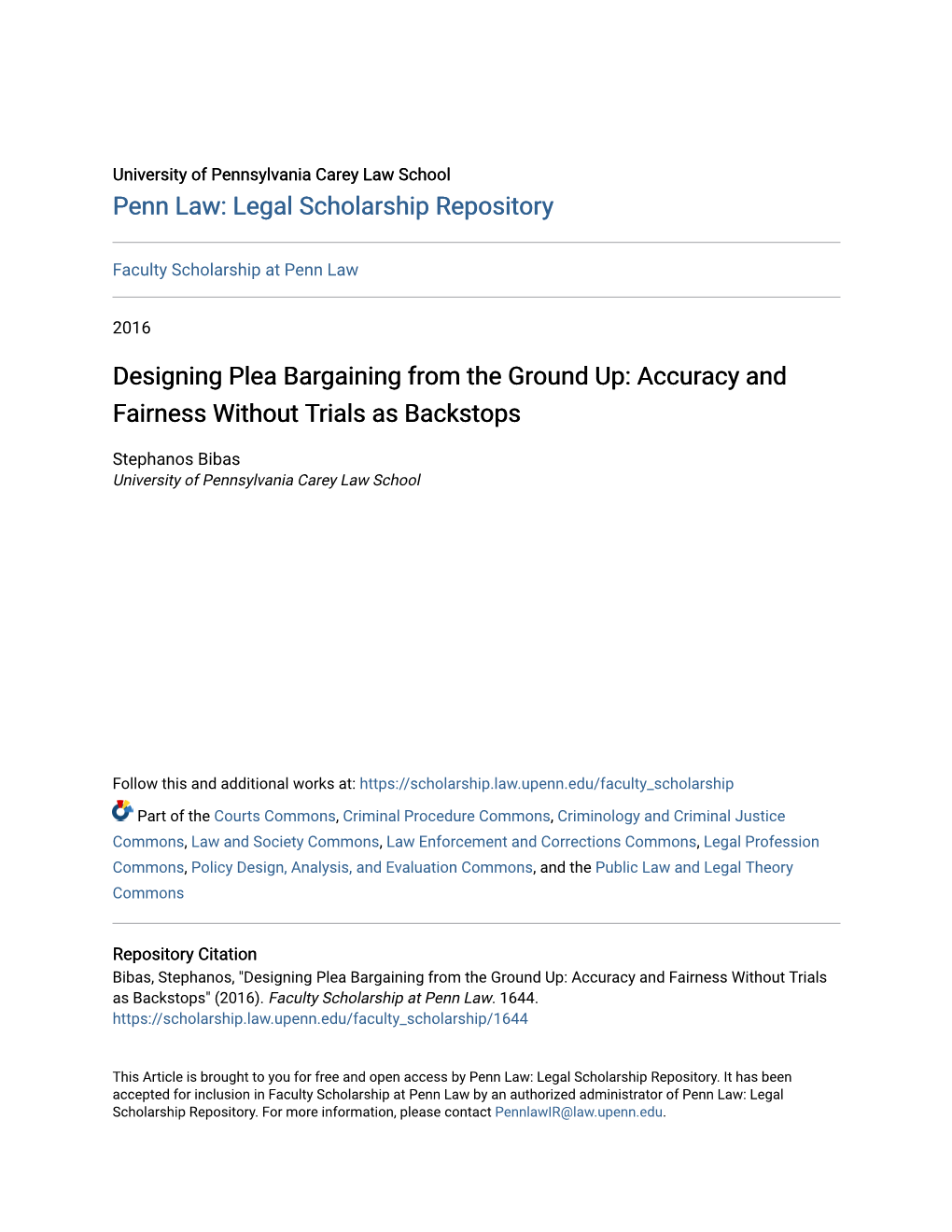 Designing Plea Bargaining from the Ground Up: Accuracy and Fairness Without Trials As Backstops