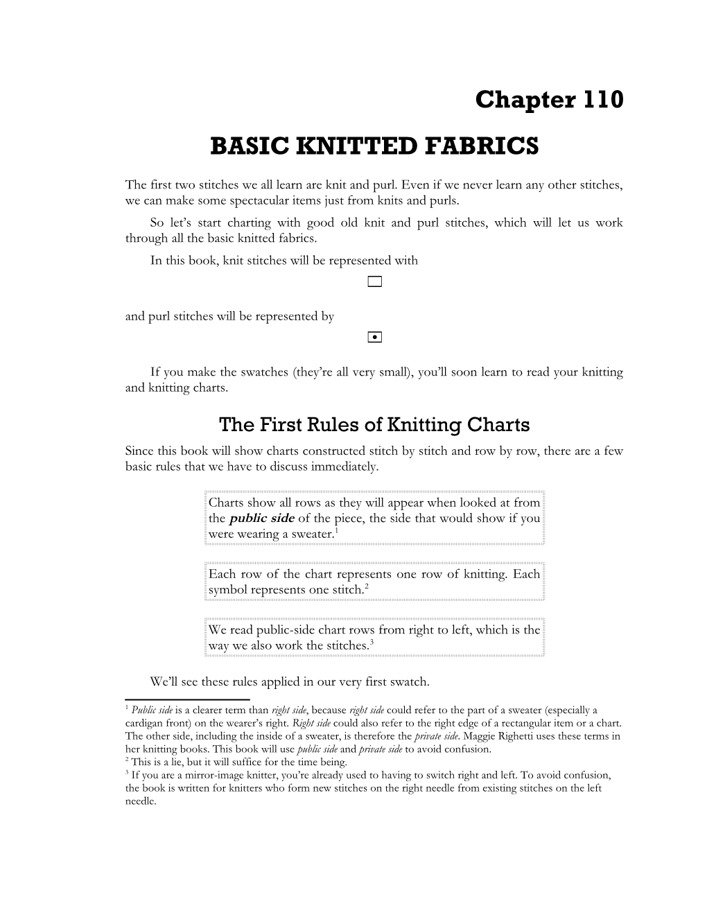 Basic Knitted Fabrics