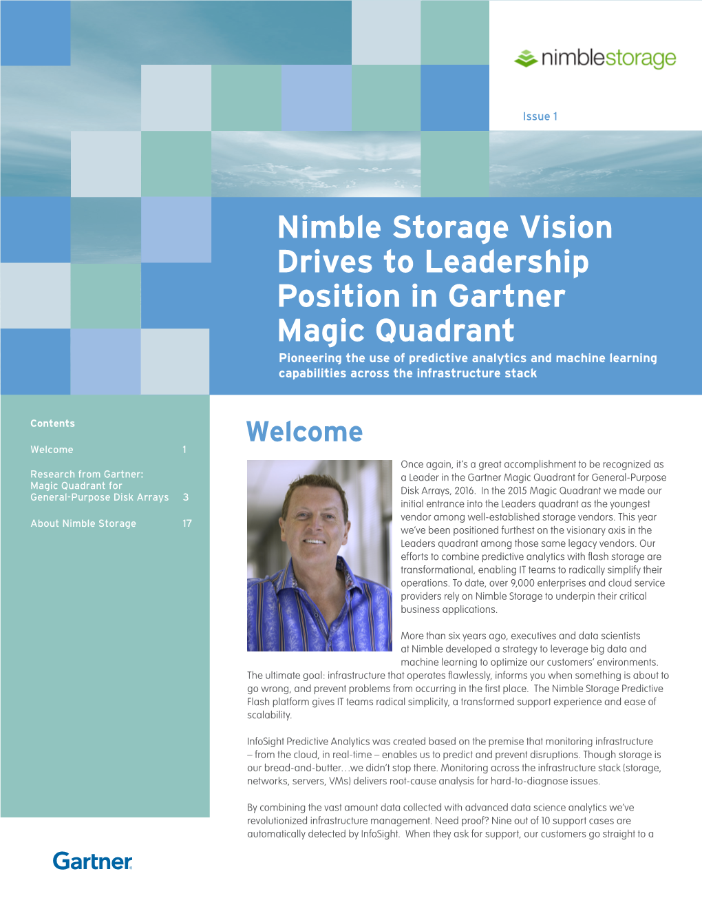 Nimble Storage Vision Drives to Leadership Position in Gartner