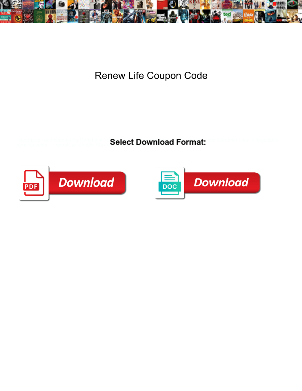 Renew Life Coupon Code