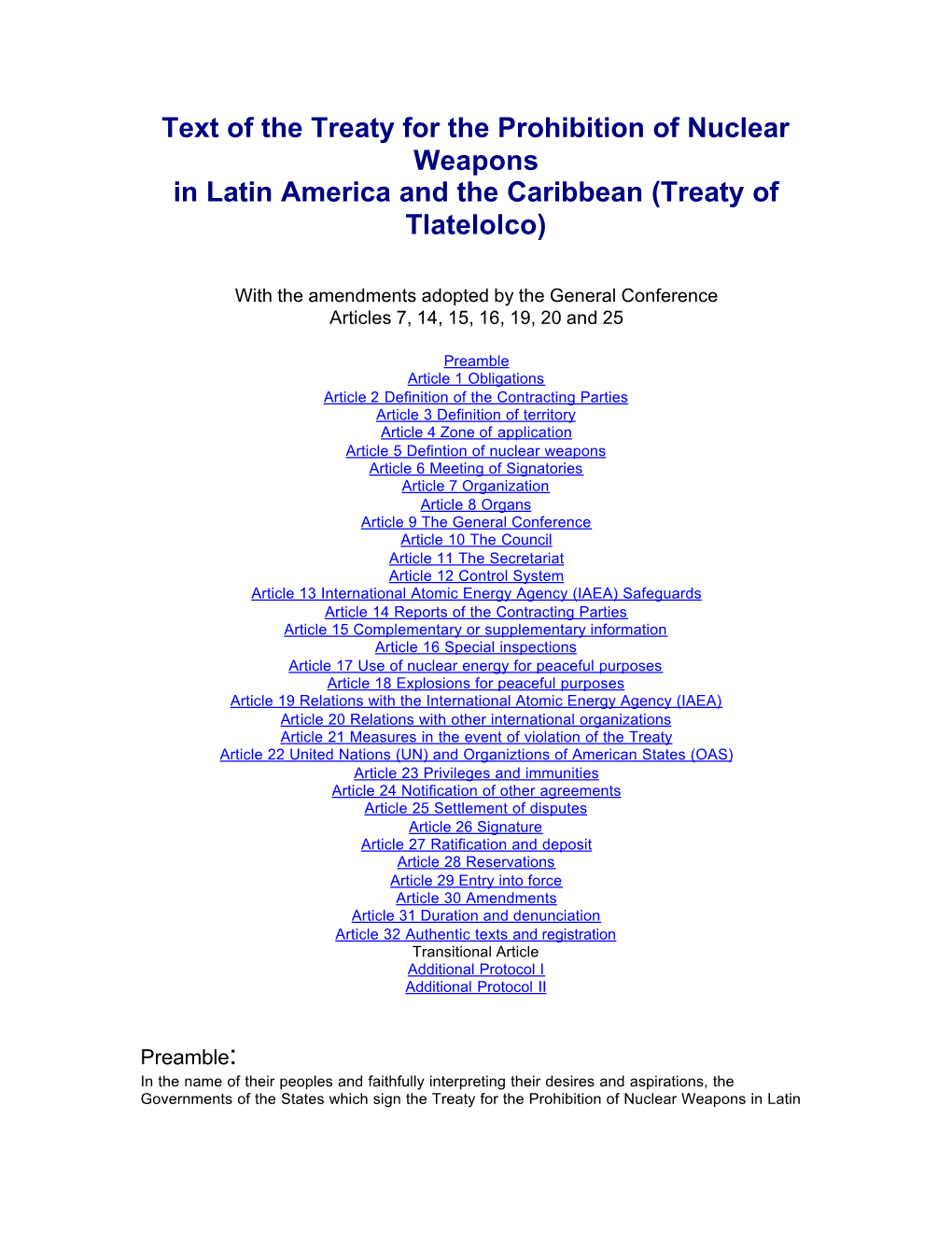 Treaty of Tlatelolco)