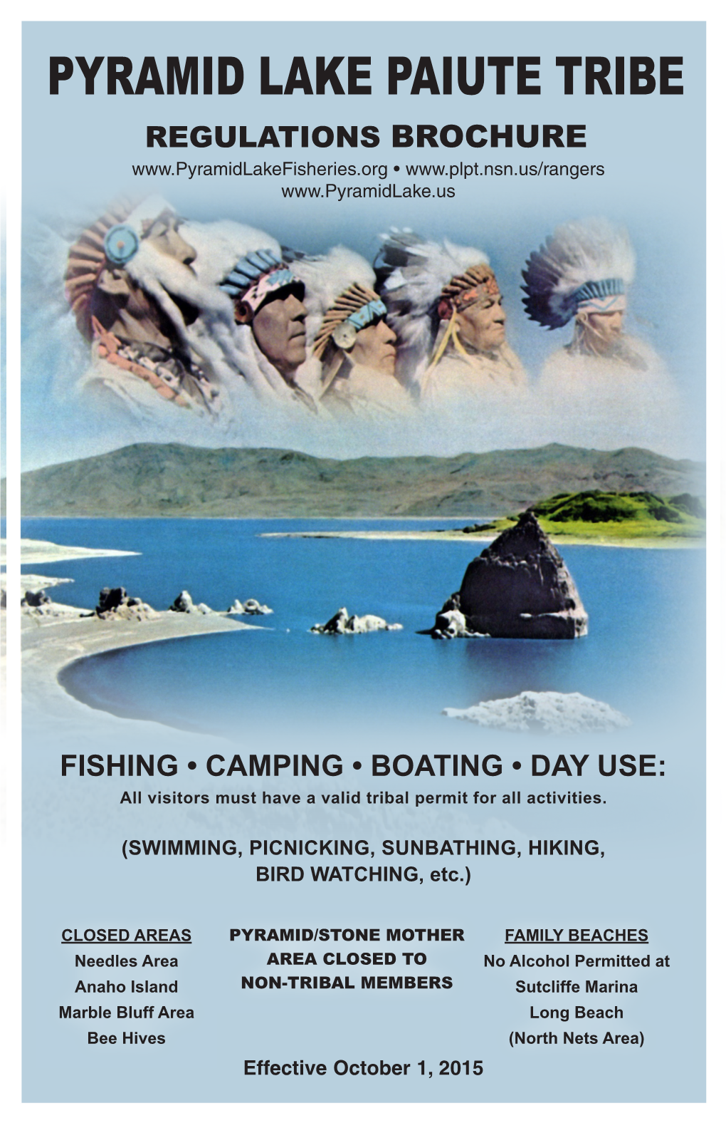 Pyramid Lake Paiute Tribe Regulations Brochure •