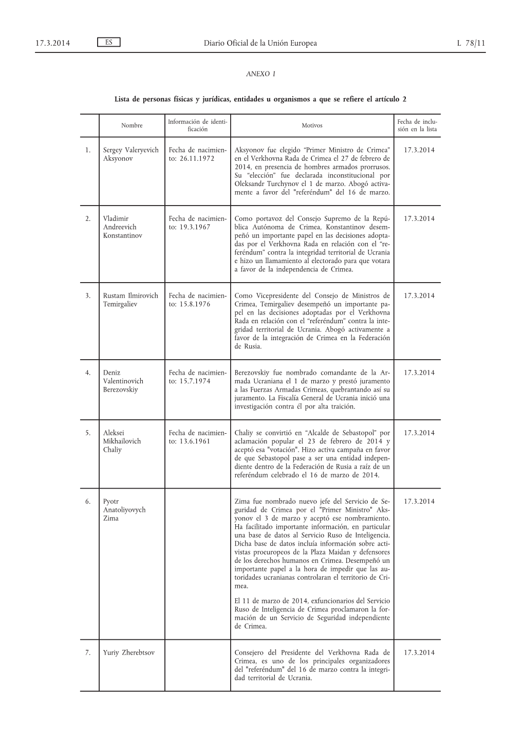 17.3.2014 Diario Oficial De La Unión Europea L 78/11