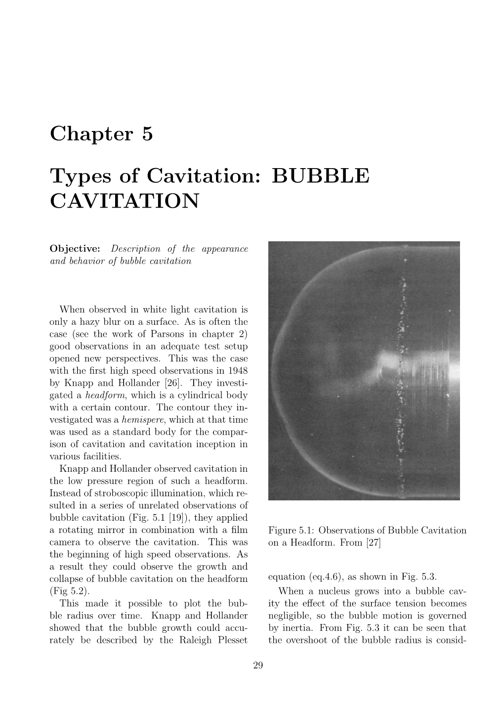 Bubble Cavitation