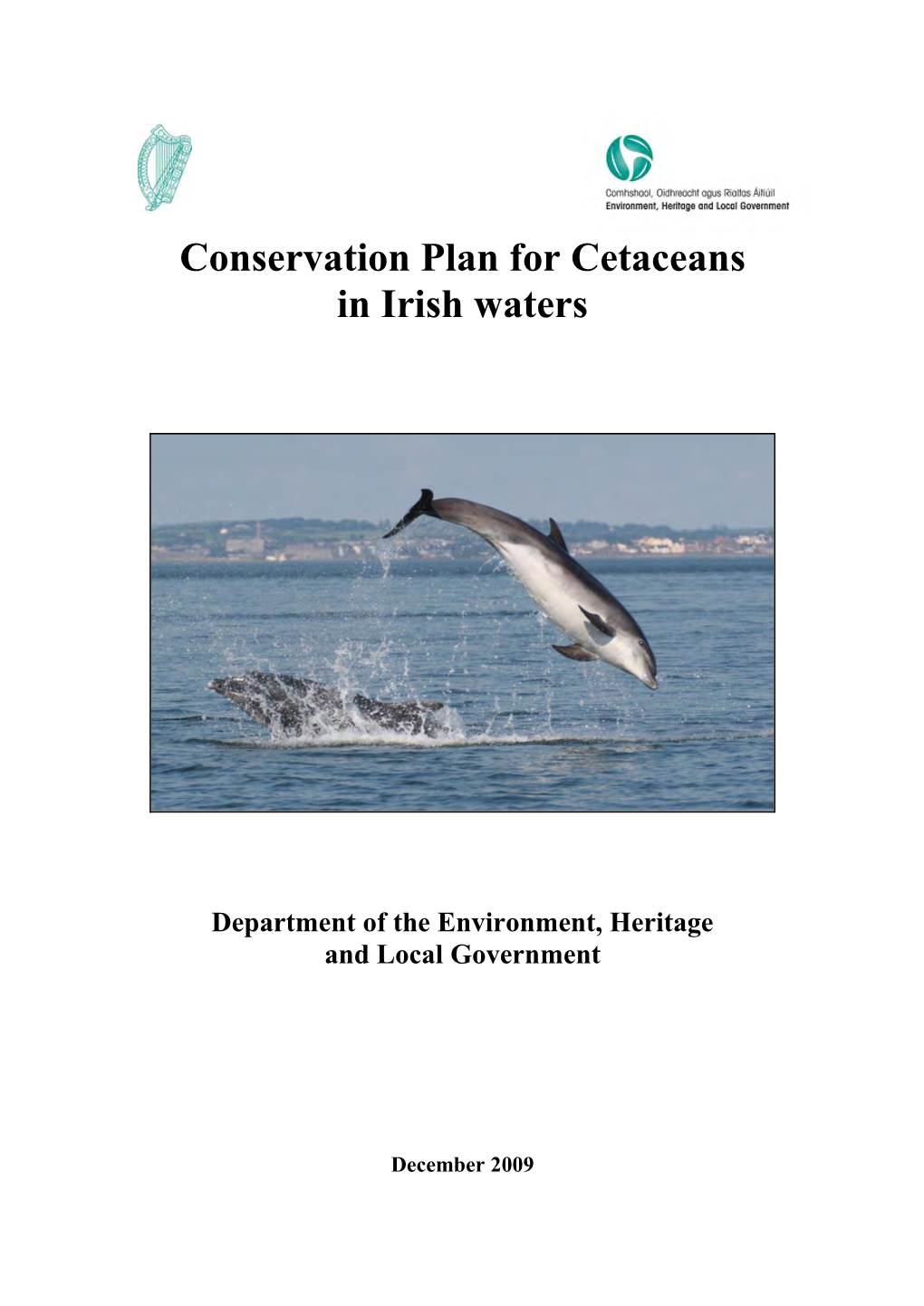 Conservation Plan for Irish Cetaceans