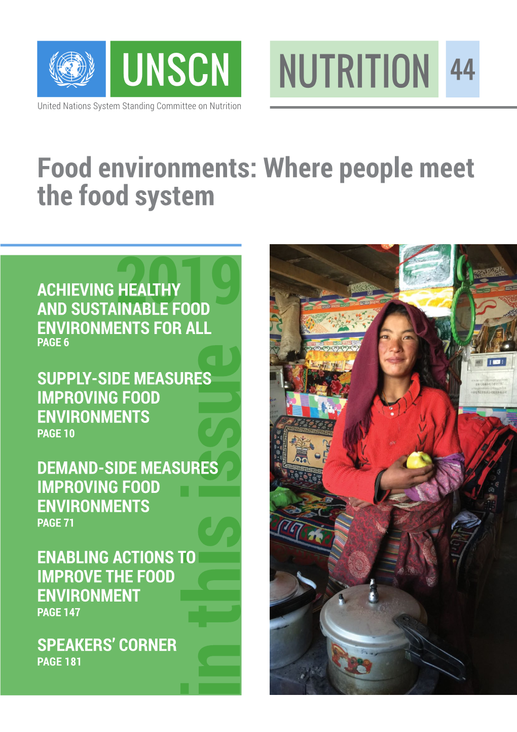 UNSCN Nutrition 44 – Food Environments: Where People Meet