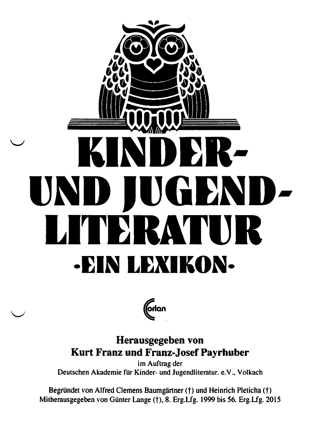 Lexikon Der Kinder-Und Jugendliteratur