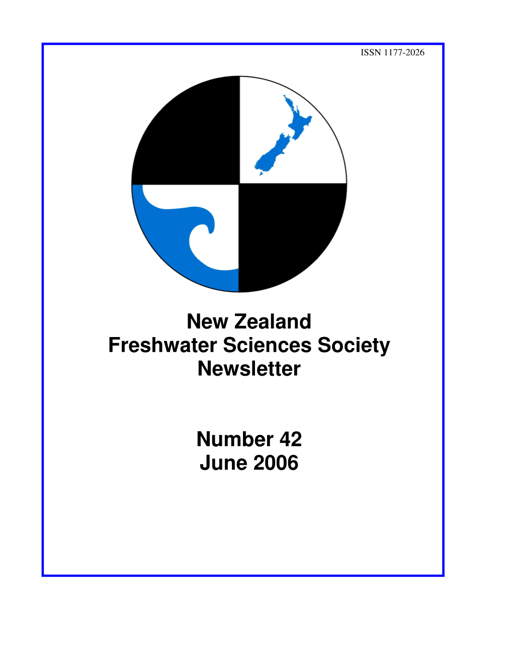 New Zealand Freshwater Sciences Society Newsletter Number 42 June